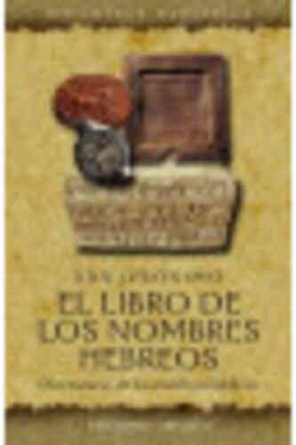 LIBRO DE LOS NOMBRES HEBREOS, EL