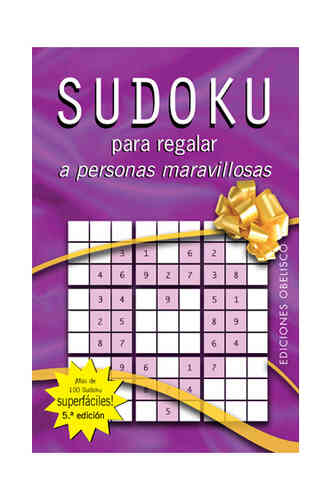 SUDOKU PARA REGALAR A PERSONAS MARAVILLOSAS